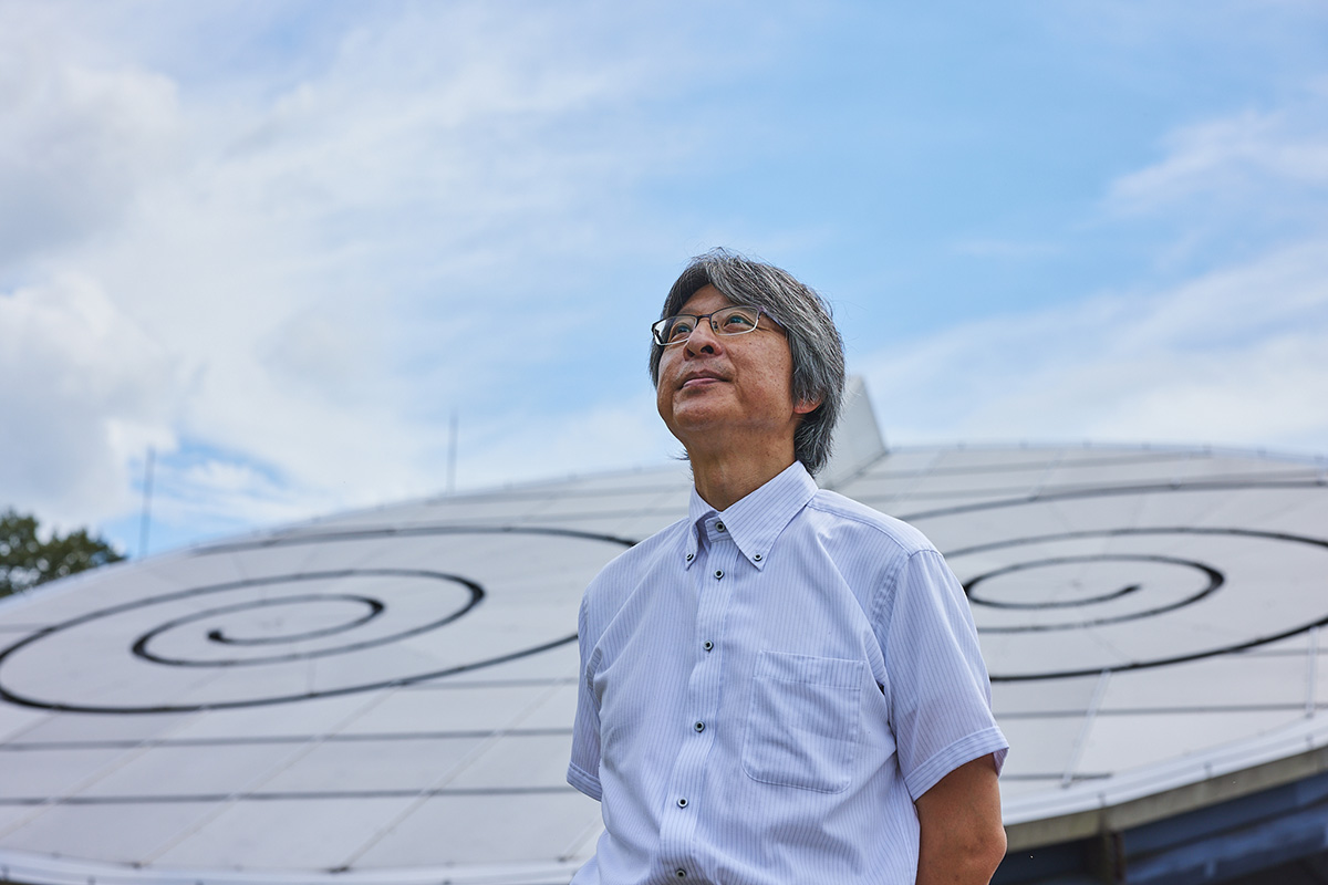 にしわき経緯度地球科学館「テラ・ドーム」 学芸員 高原 摂竜さん