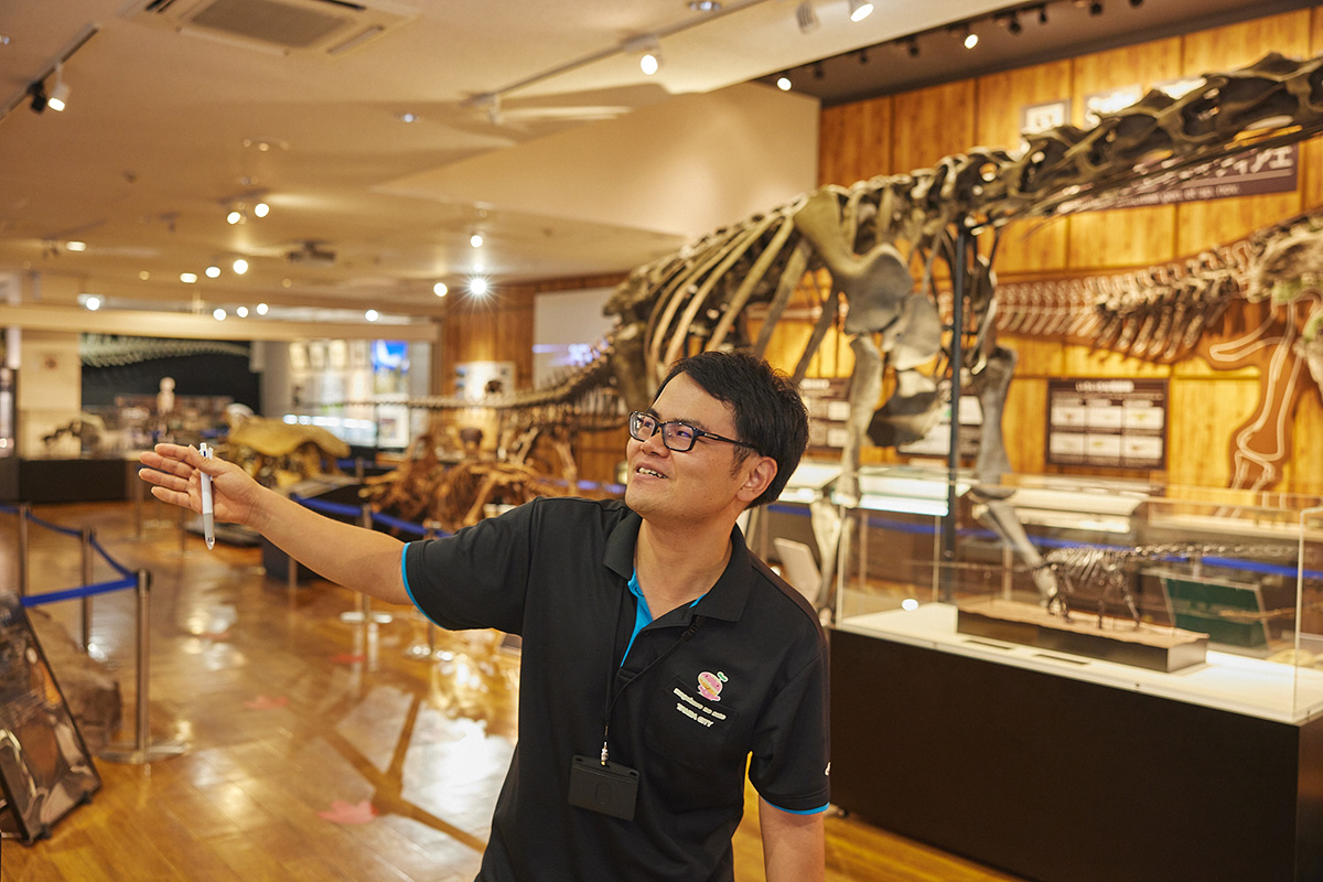 丹波市立丹波竜化石工房「ちーたんの館」 スタッフ 畑中 直之さん